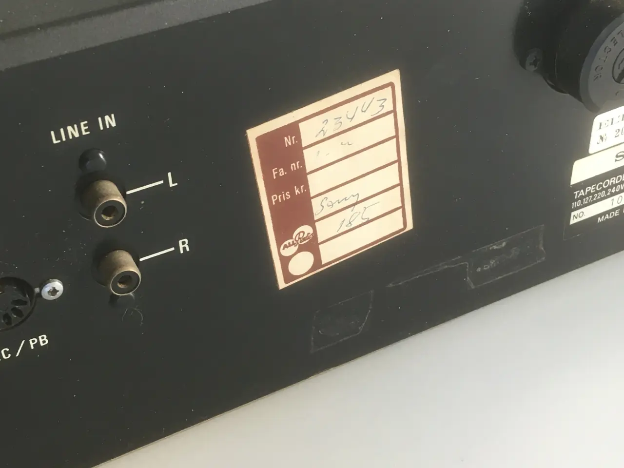 Billede 10 - sony kassettebåndoptager båndoptager TC-185 retro