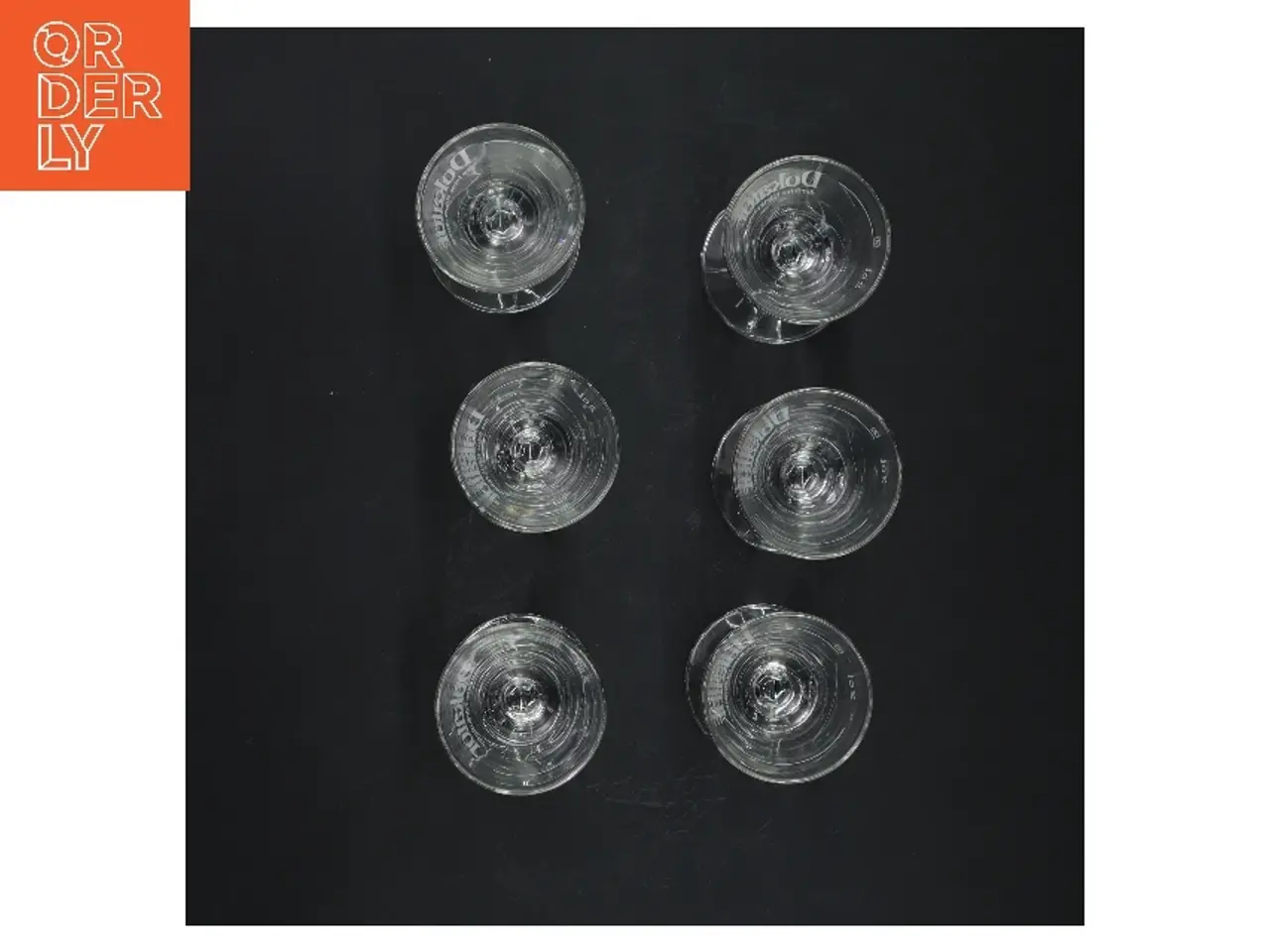 Billede 3 - Sæt med 6 glas (str. Ø 5xh9 cm)