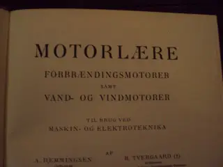 Motorlærebog fra 1958
