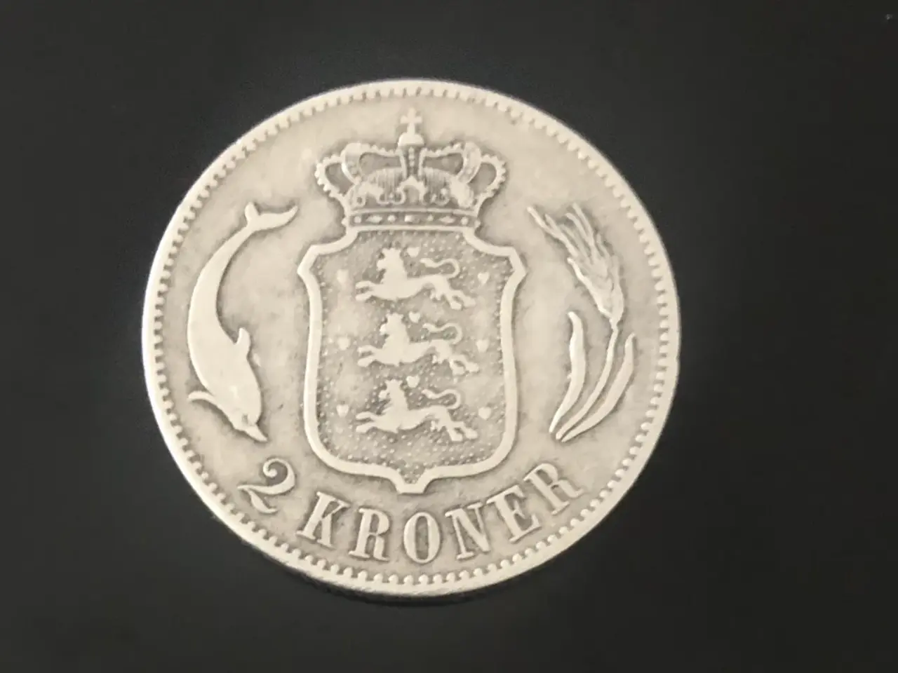 Billede 2 - 2 krone sølvmønt 1875