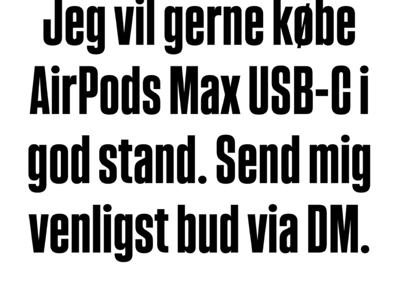 Billede 1 - Jeg vil gerne købe AirPods Max USB-C i god stand.