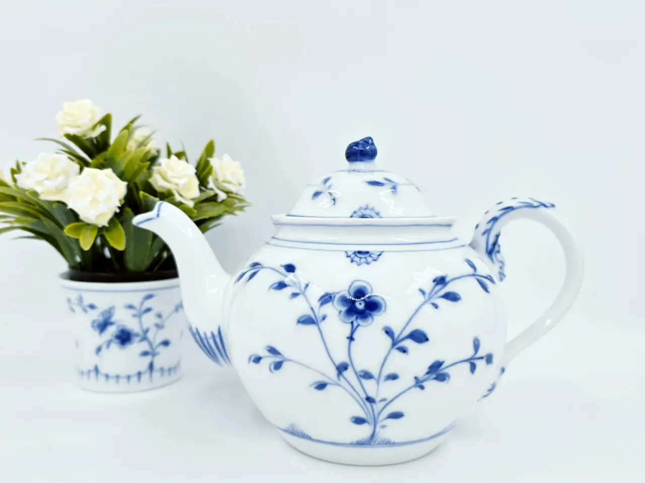 Billede 1 - Sommerfugl tekande Porcelæn 