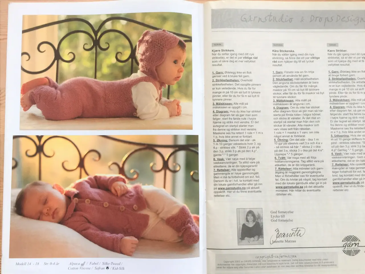 Billede 6 - Opskrifter, Drops babystrik str. 0 - 4 år