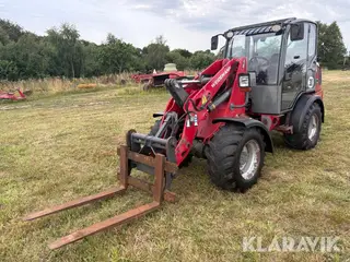 Minilæsser Weidemann 2070 LP med redskaber