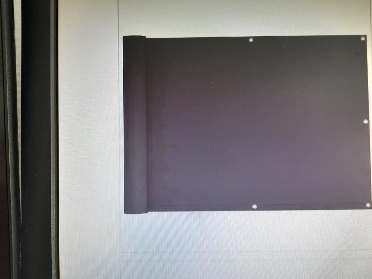 Billede 2 - balkonafskærmning HDPE 90x600 cm antracitgrå