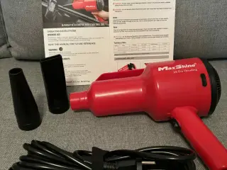 Lækker blæserpistol til bil, blade mv.