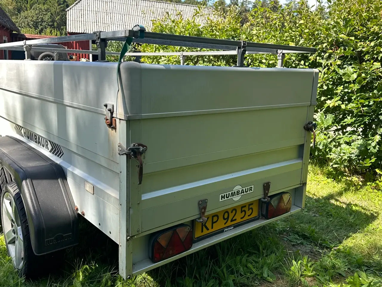 Billede 3 - Humbaur Lukkettrailer med sidetip Låg