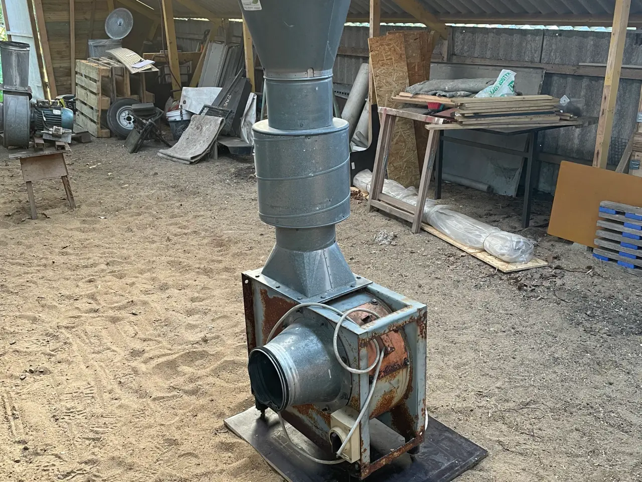 Billede 2 - Udsugningsventilator med motor, byd