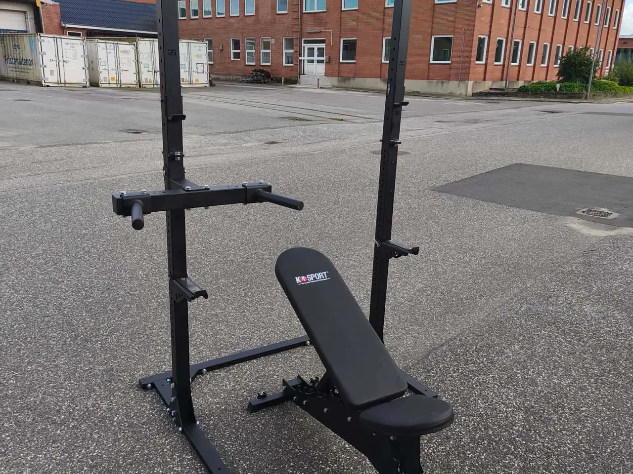 Billede 6 - Squat Rack Bænk Stang plus 100kg