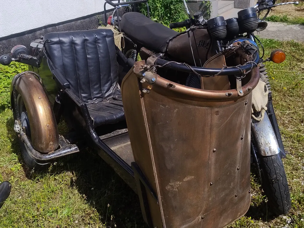 Billede 2 - Veteran MZ ETZ 250 med sidevogn