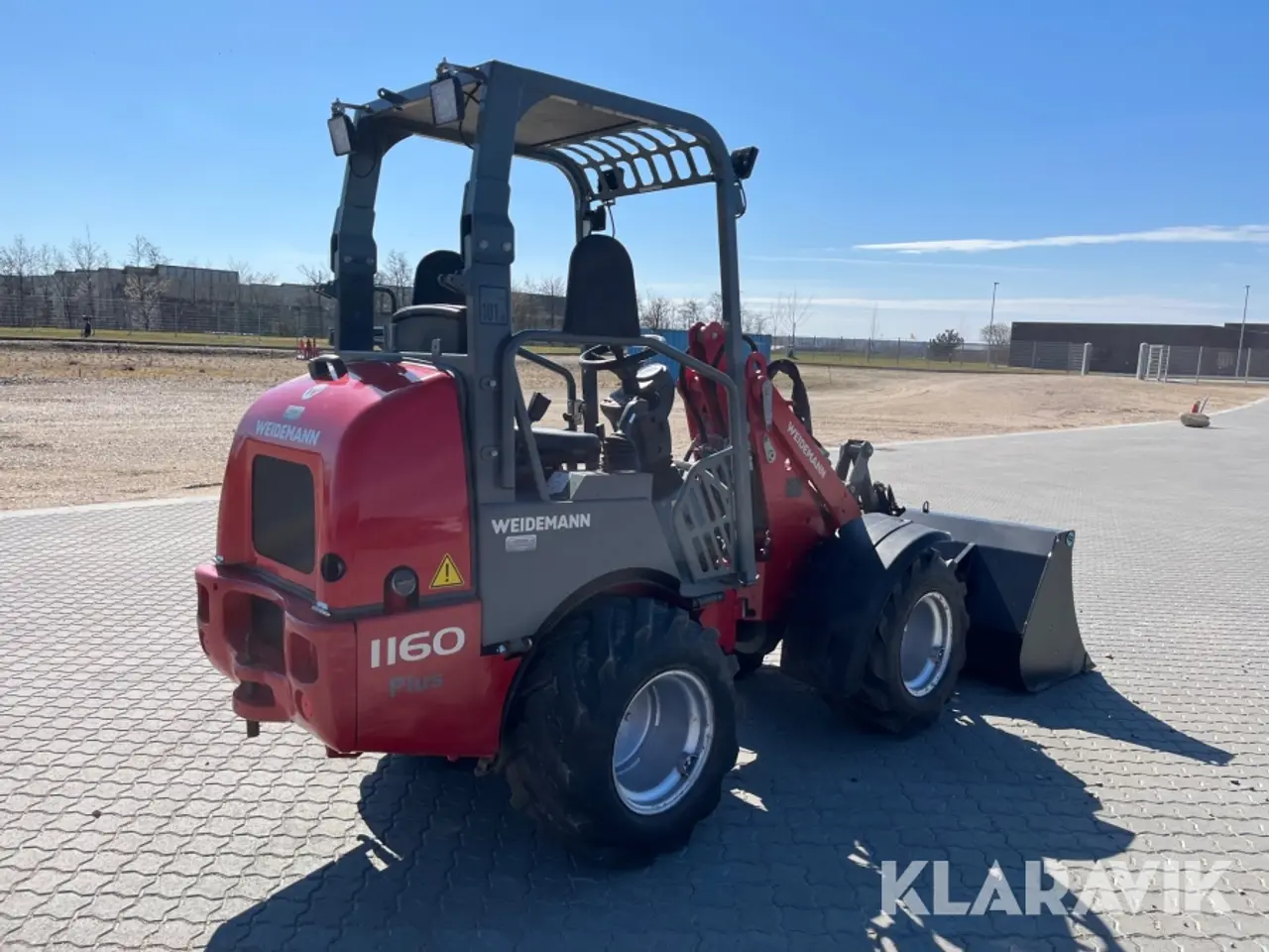 Billede 3 - Minilæsser Weidemann 1160 plus med skovl