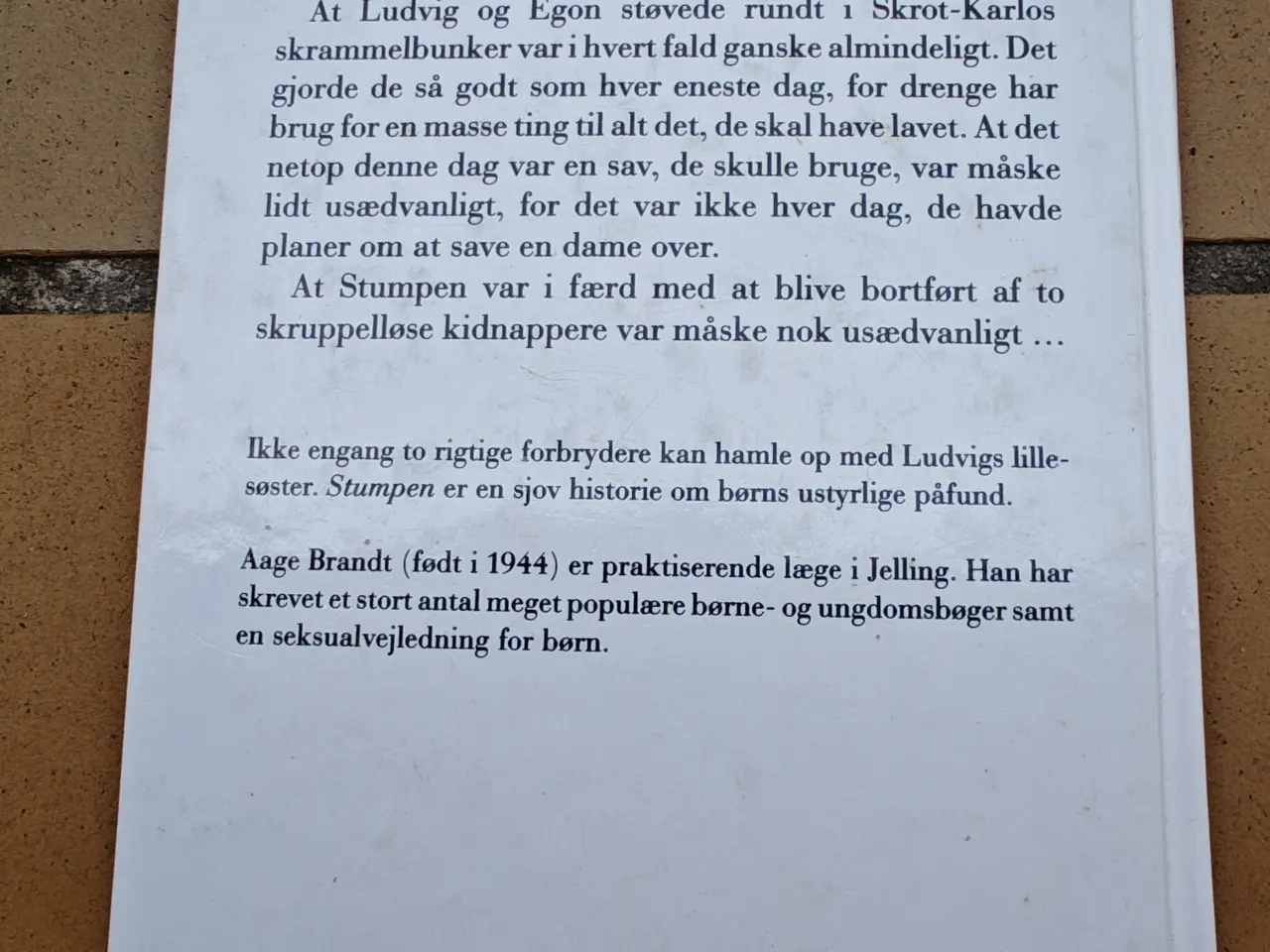 Billede 2 - Stumpen Bog af Aage Brandt
