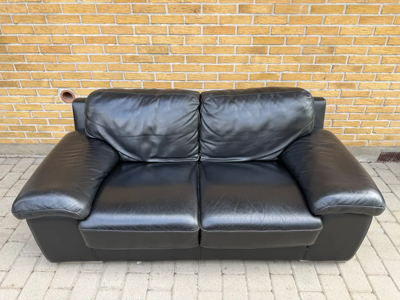 Billede 1 - Sofa i læder