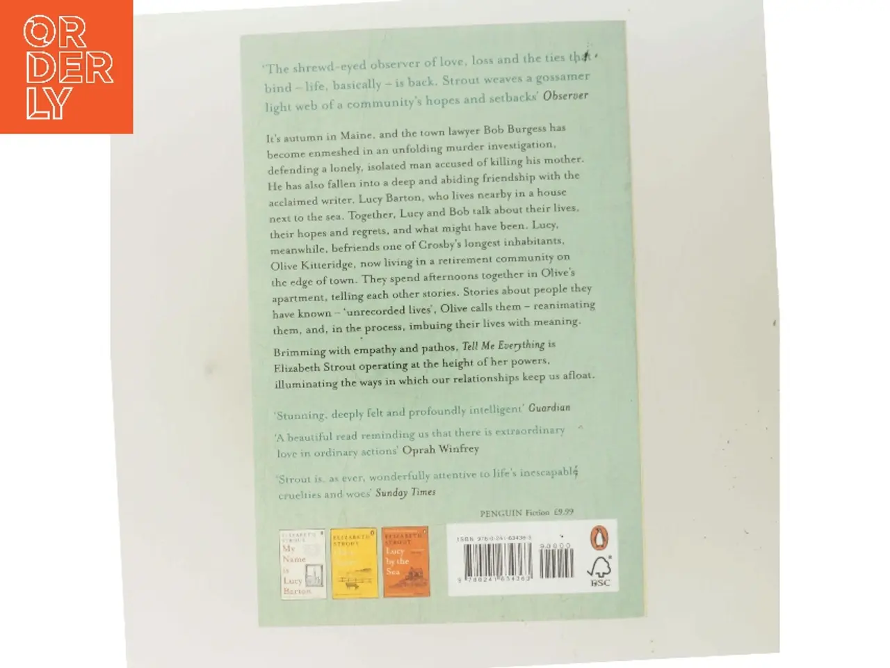 Billede 3 - Tell Me Everything af Elizabeth Strout (Bog)