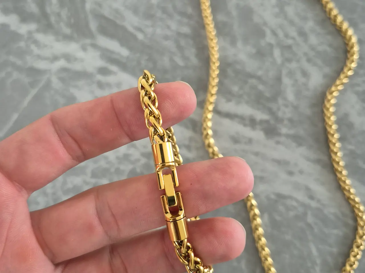 Billede 4 - Goldfilled wheat chain