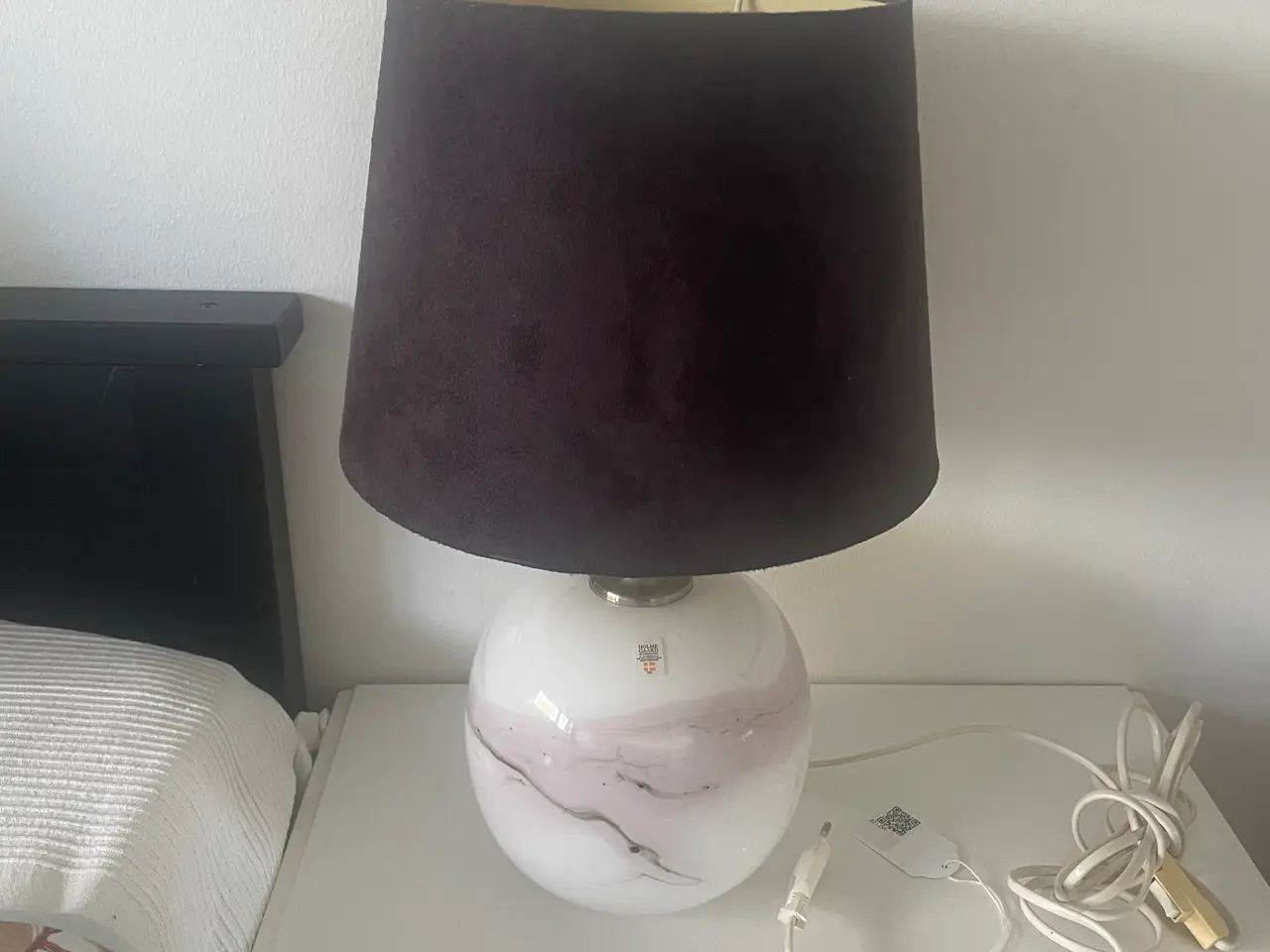 Billede 4 - Holmegaard Sakura bordlampe – rosa glas – 42 cm