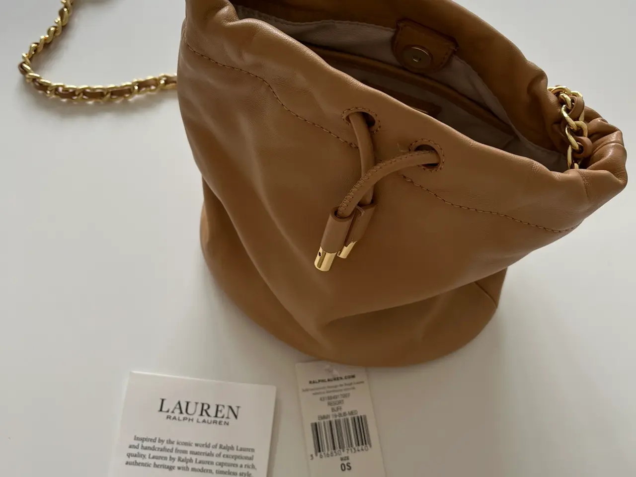 Billede 4 - Taske skind fra Ralph Lauren