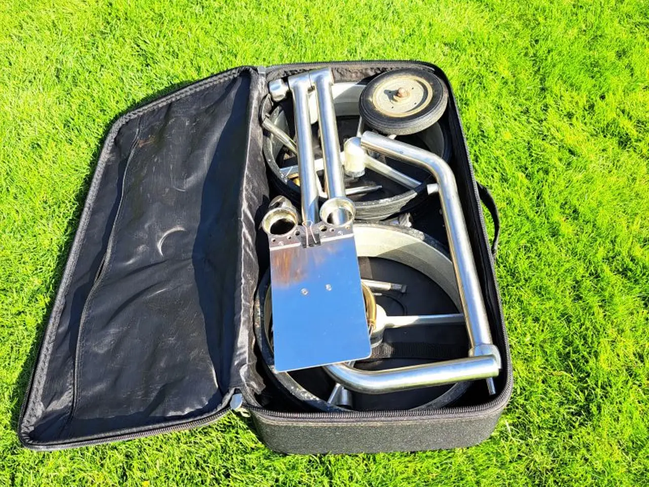 Billede 2 - Golfvogn med transportkuffert