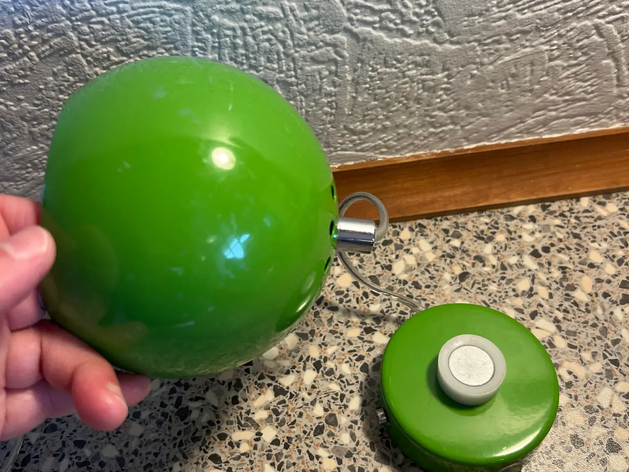 Billede 6 - Grøn Ball Lampe