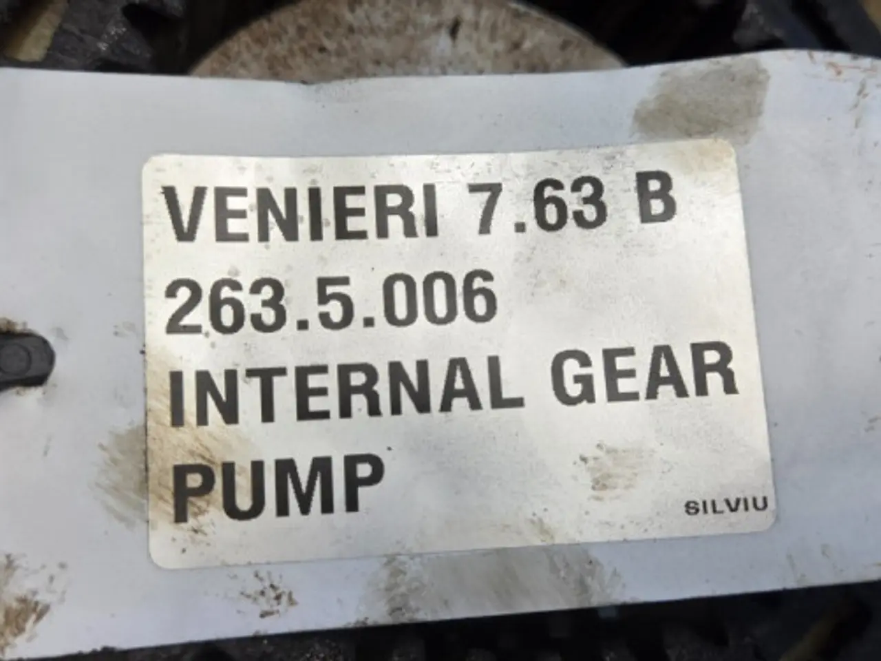 Billede 11 - Venieri 7.63B Tandhjulspumpe 263.5.006