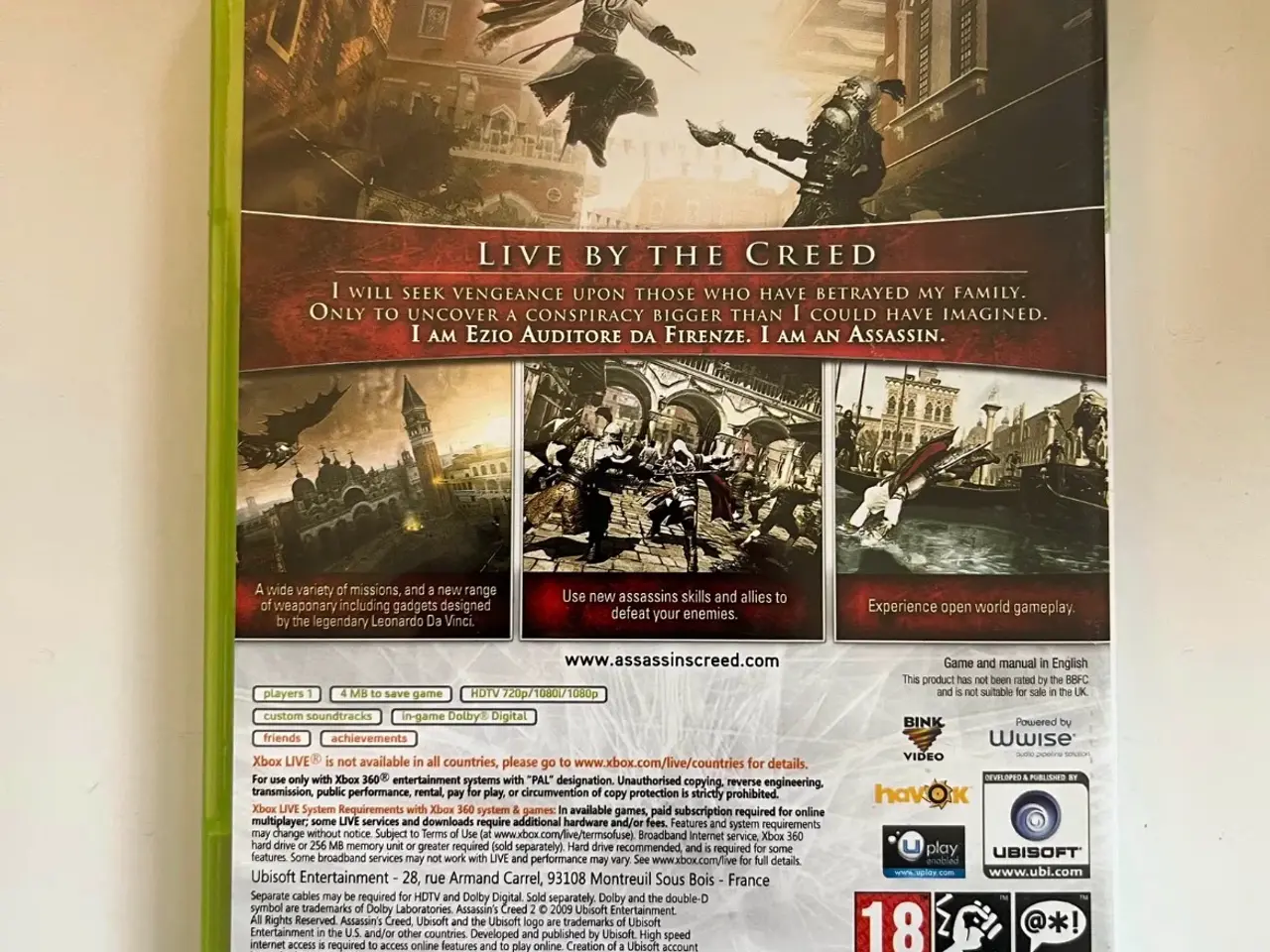 Billede 3 - Assassin's Creed II Xbox 360 spil