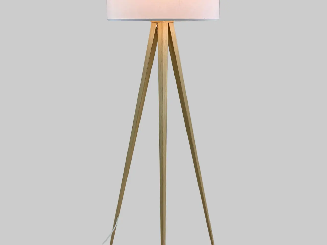 Billede 1 - Zuiver Tripod Gulvlampe – Hvid/Eg Stel