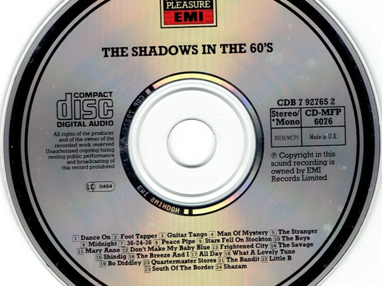 Billede 3 - The Shadows – The Shadows In The 60's – CD