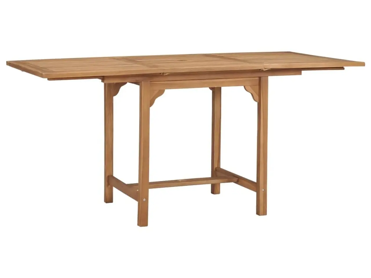 Billede 3 - Udvideligt havebord (110-160)x80x75 cm massivt teaktræ