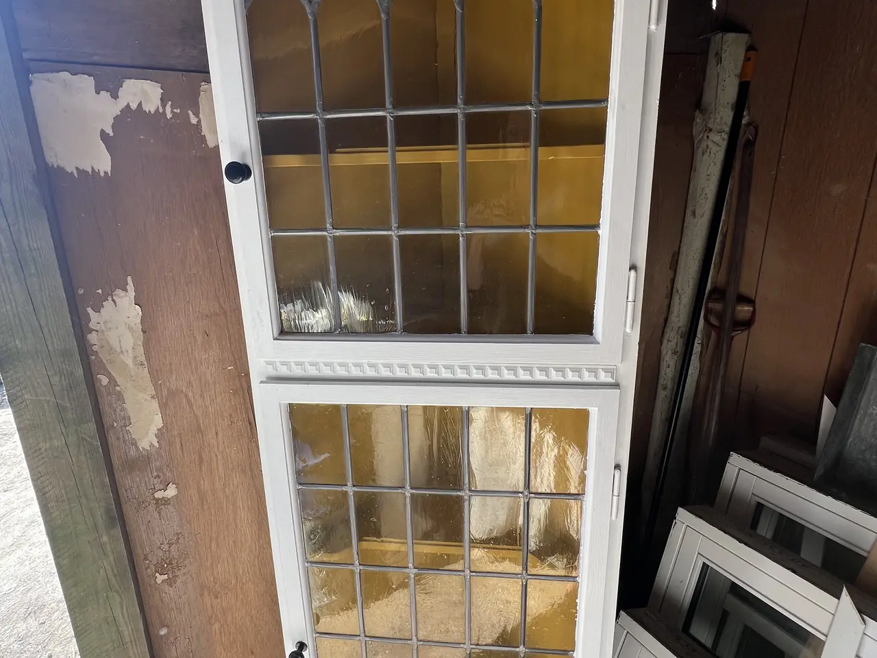 Billede 1 - Skønt gammelt vitrine /Hjørneskab 