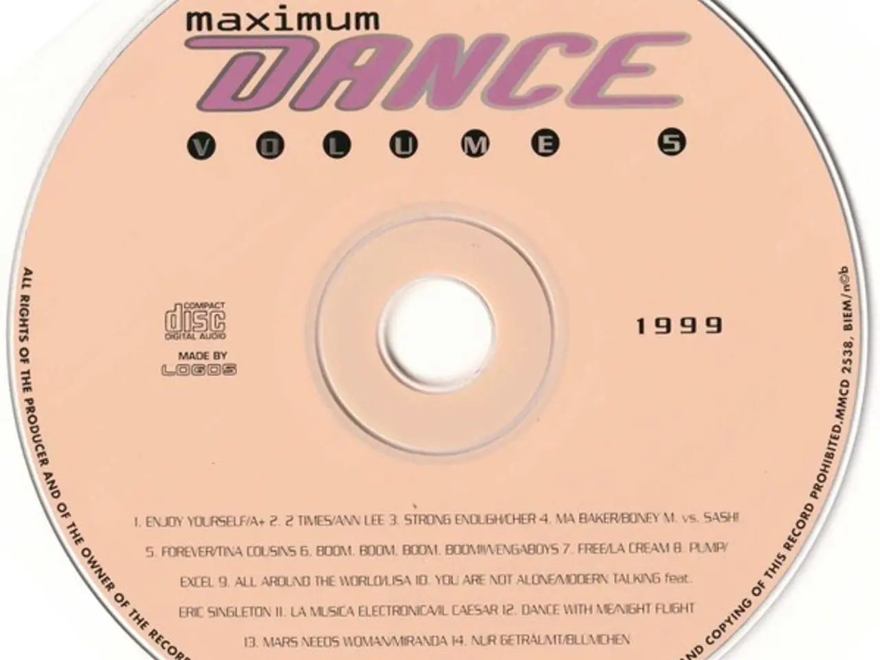 Billede 4 - Diverse kunstnere – Maximum Dance 5/99 – CD