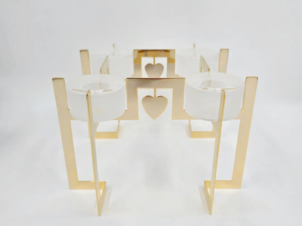 Billede 1 - Royal Copenhagen Adventsstage Golden Christmas