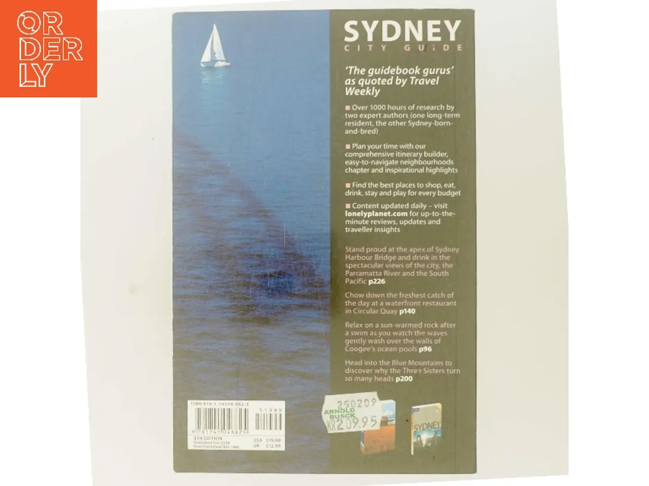 Billede 3 - Sydney : Peter Dragicevich, Jolyon Attwooll af Lonely Planet (Bog)