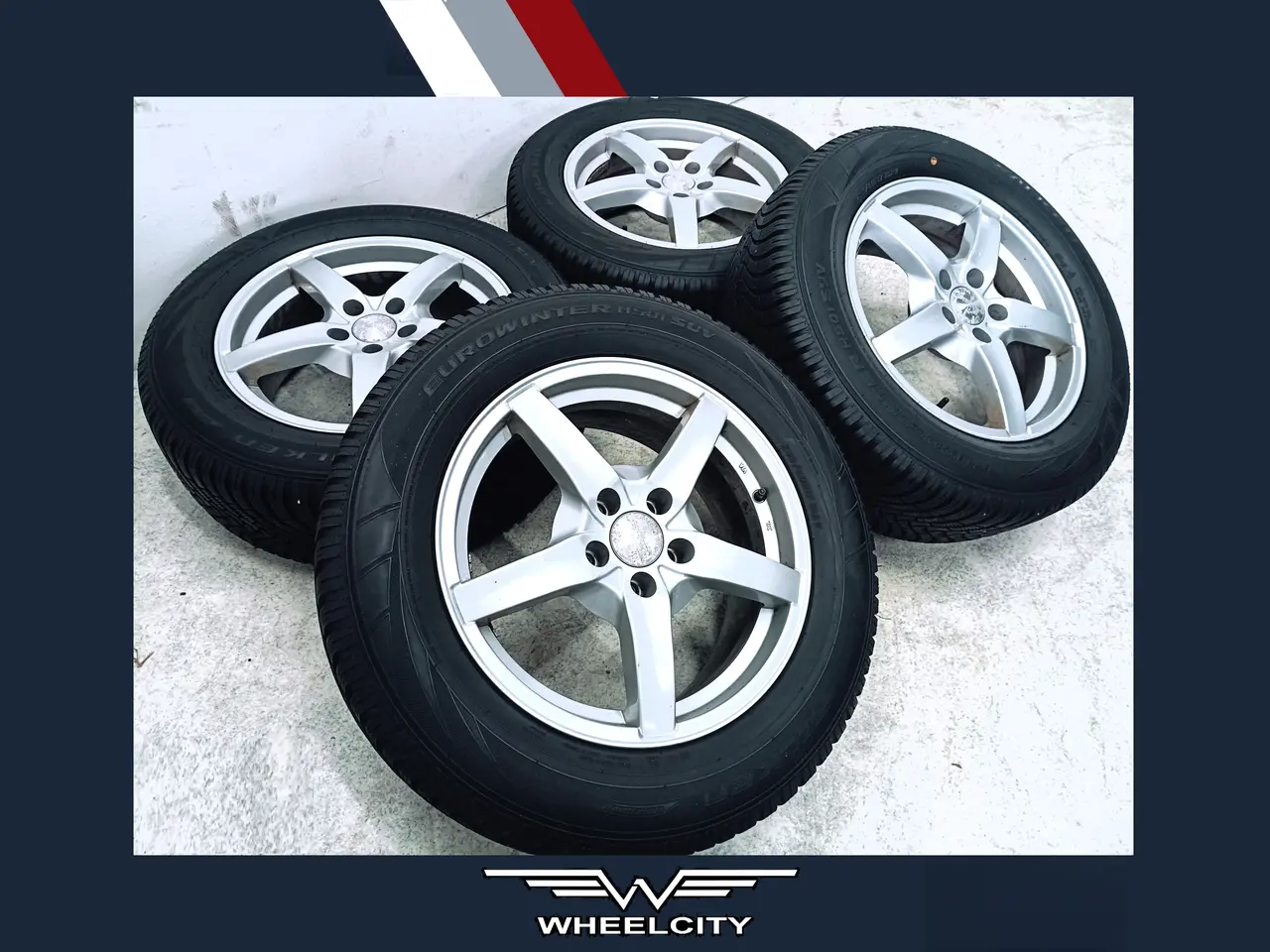 Billede 1 - 5x112 17" ET40 nav 57,1ø Tread vintersæt