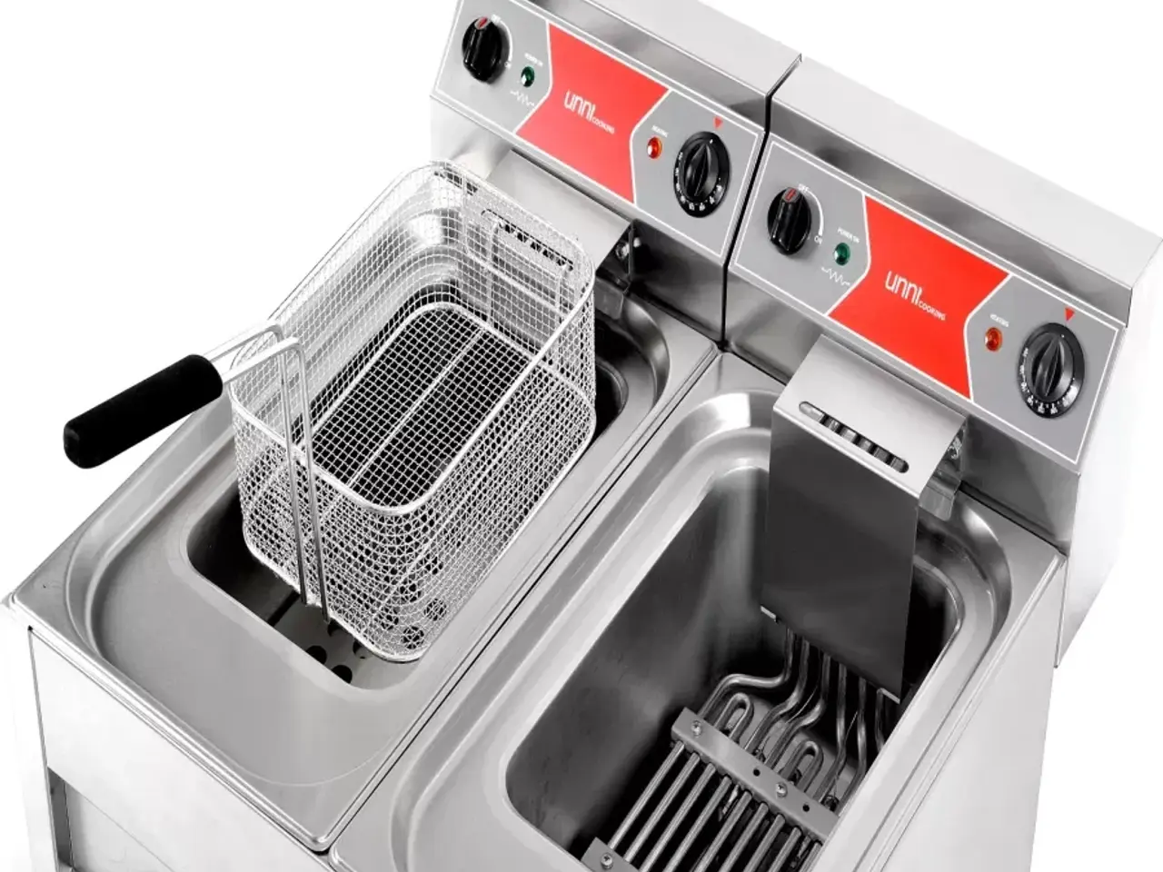 Billede 7 - Industri Dobbelt Elektrisk Frituregryde 2×12 L
