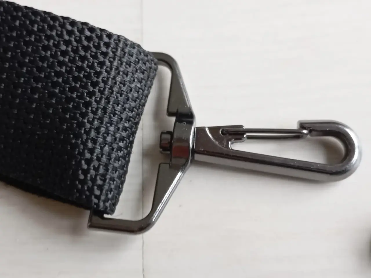 Billede 7 - Skulderrem sort nylon. Ny