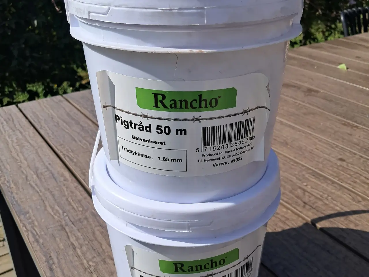 Billede 2 - Rancho pigtråd 100 m galvaniseret 1,65 mm