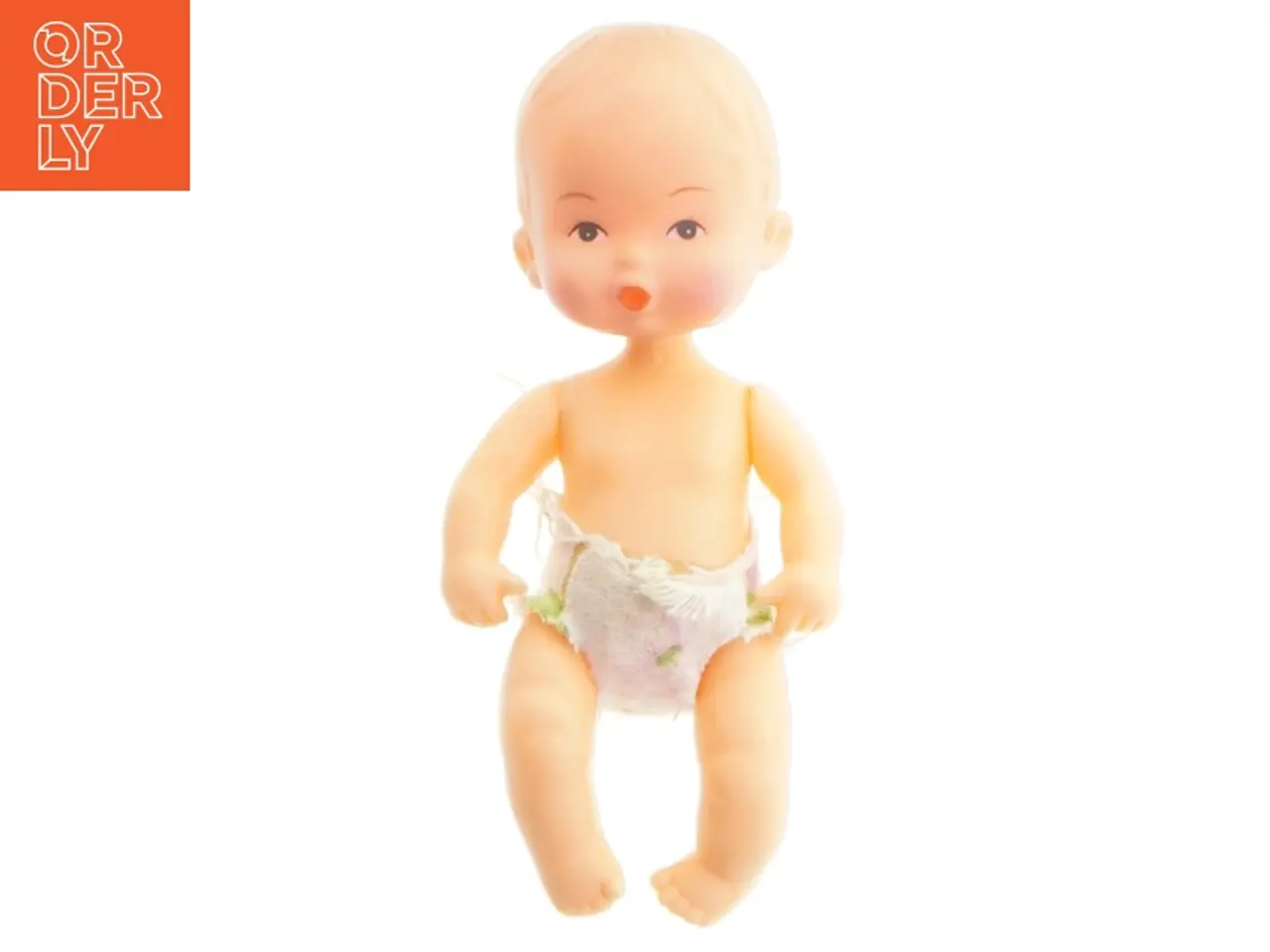 Billede 1 - Babydukke i ble (str. 12 cm)