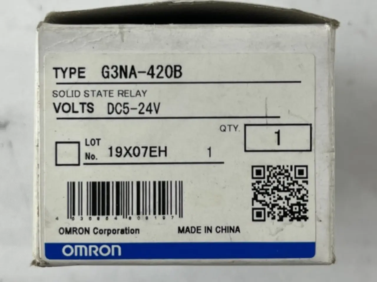 Billede 1 - Omron G3NA-420B Solid State relæ, 1-Phase 20A