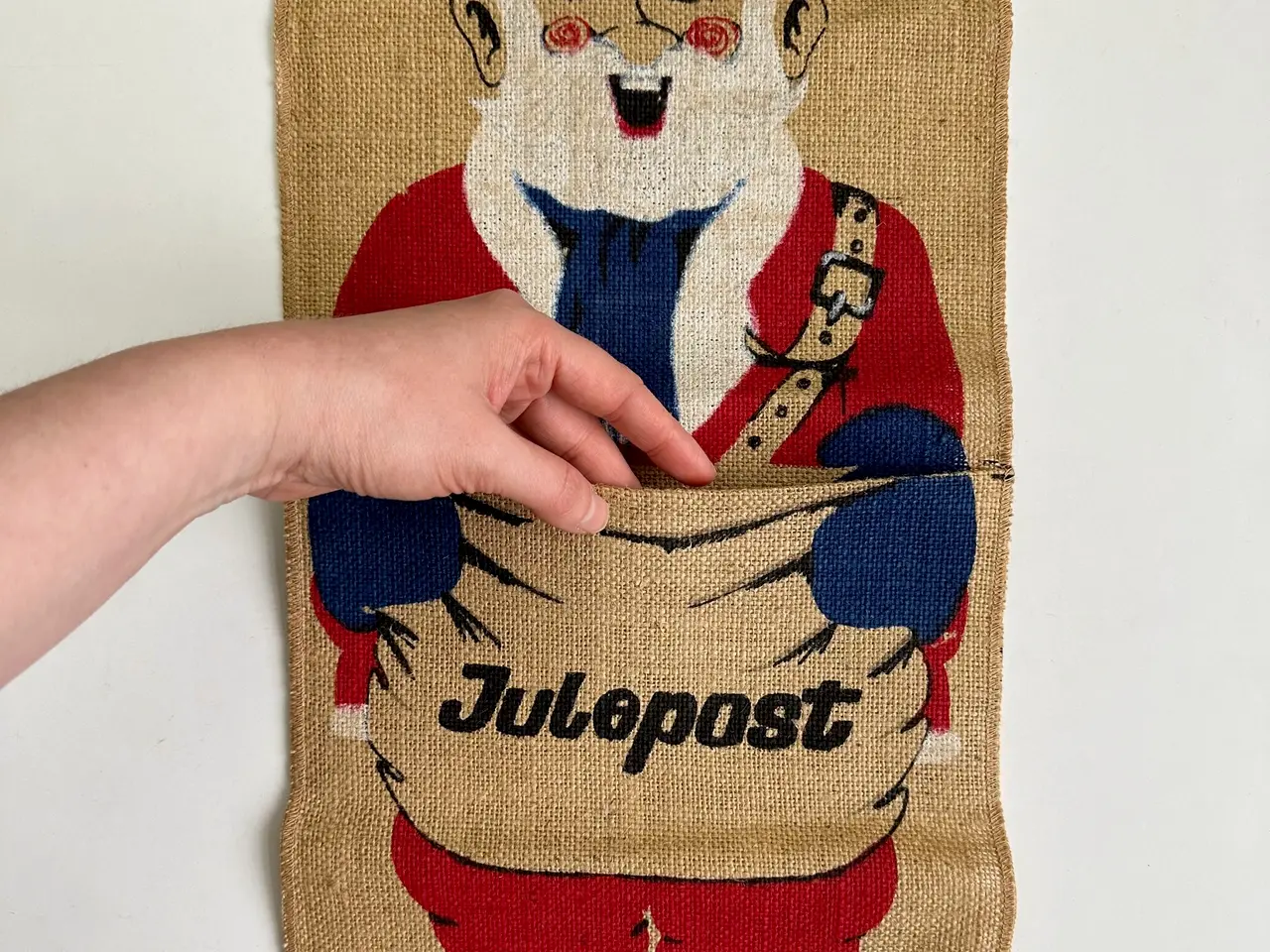 Billede 1 - Julepost, hessian