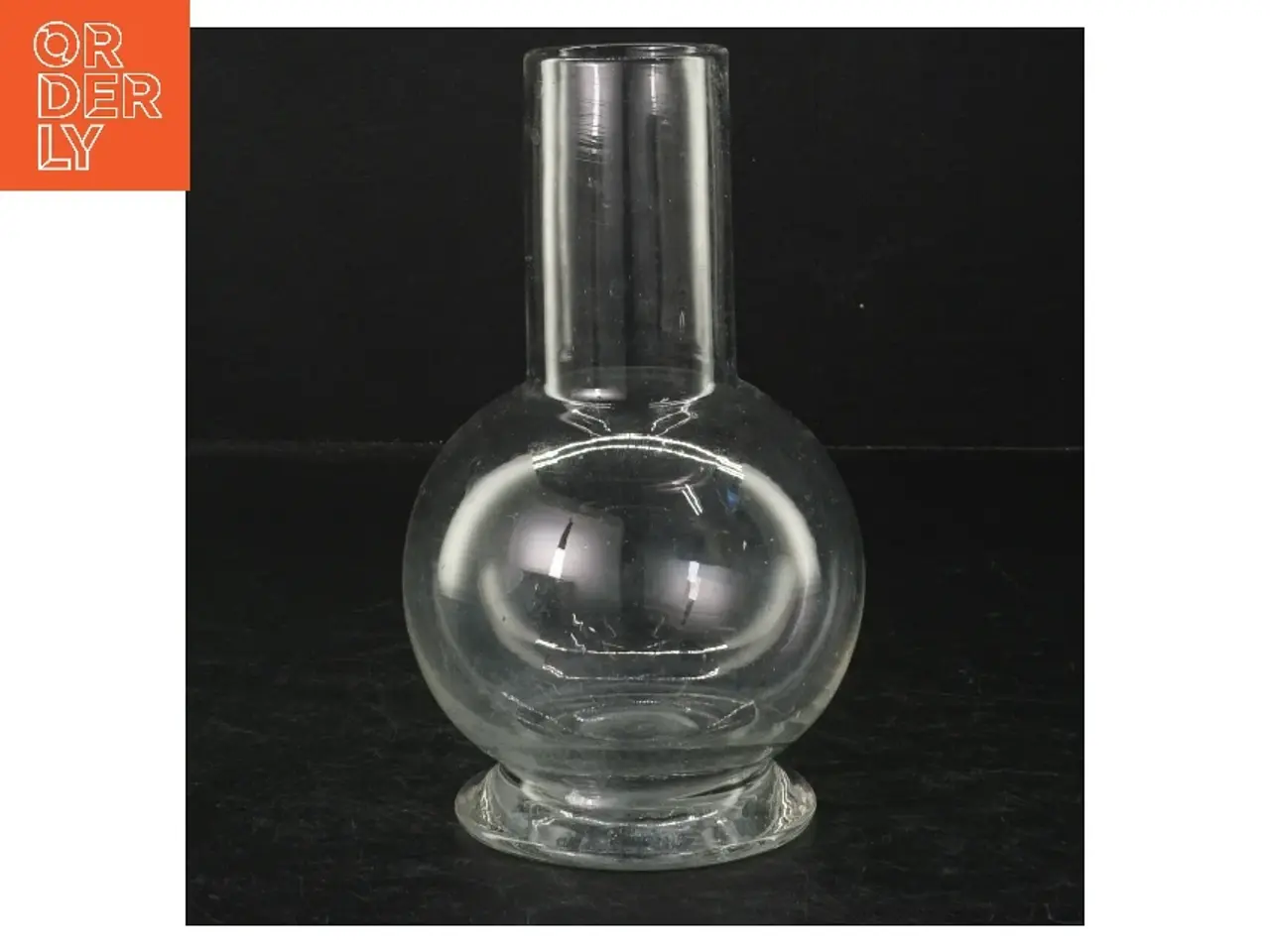 Billede 1 - Glas olie lampe (str. H. 17 cm. ø. 10,5 cm)