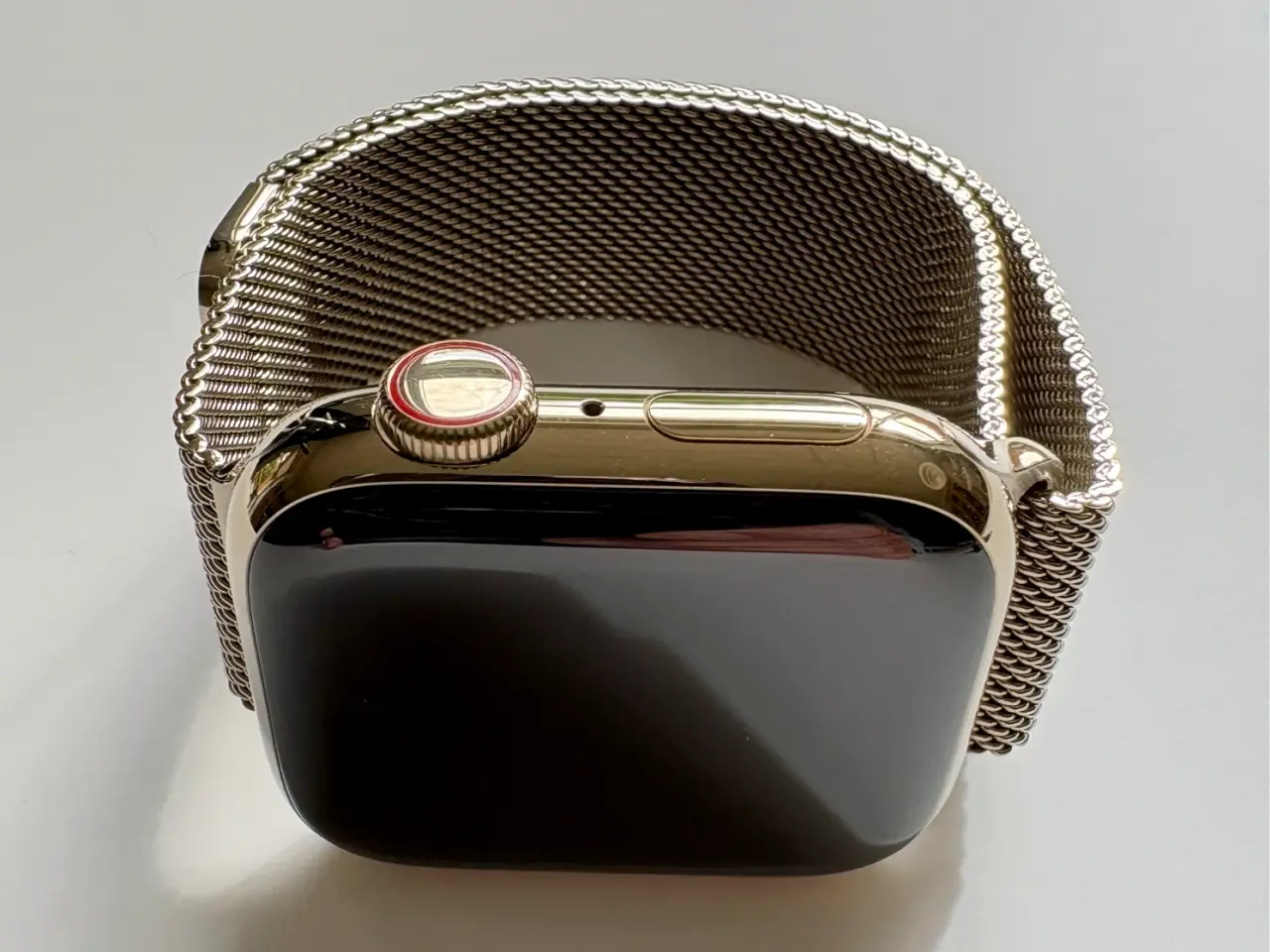 Billede 1 - Apple Watch series 8, 41 mm, rustfrit stål (guld)