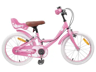 Børnecykel 18 tommer til 5-7 år gammel Lys pink