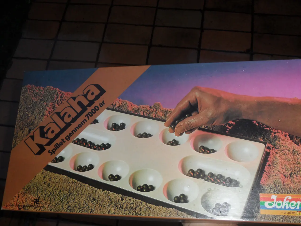 Billede 1 - Gammelt retro Kalaha Brætspil