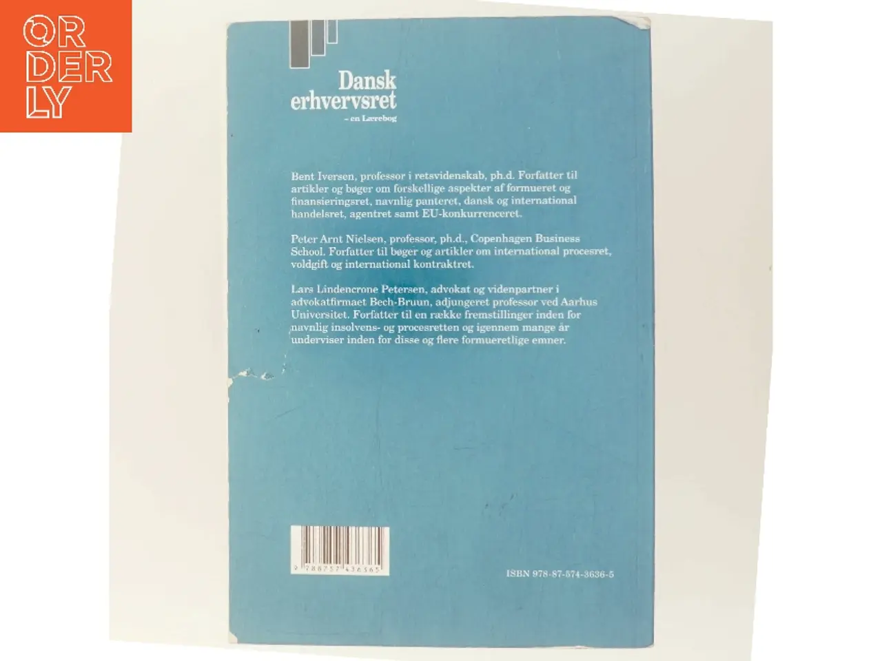 Billede 3 - Dansk erhvervsret af Bent Iversen (f. 1939) (Bog)
