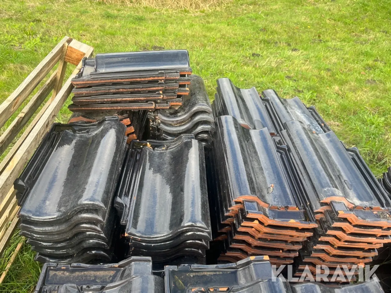 Billede 3 - Glaserede teglsten Bogen 43x26 8paller ca.1000styk