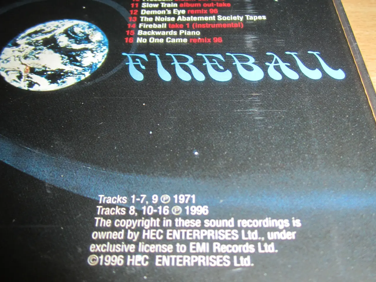 Billede 3 - DEEP PURPLE. Fireball. 1996.