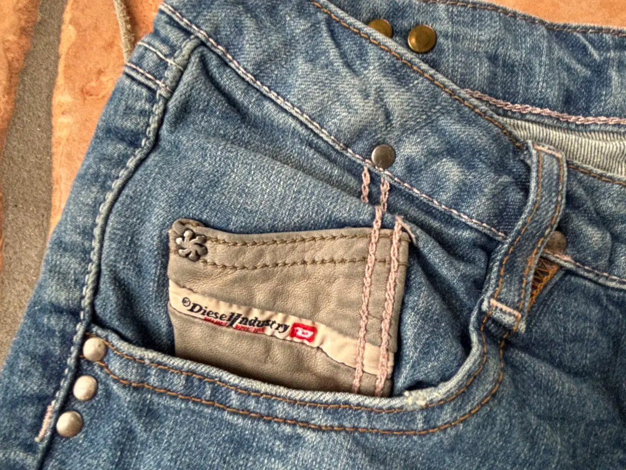 Billede 7 - Diesel jeans str 140 blå pige bomuld