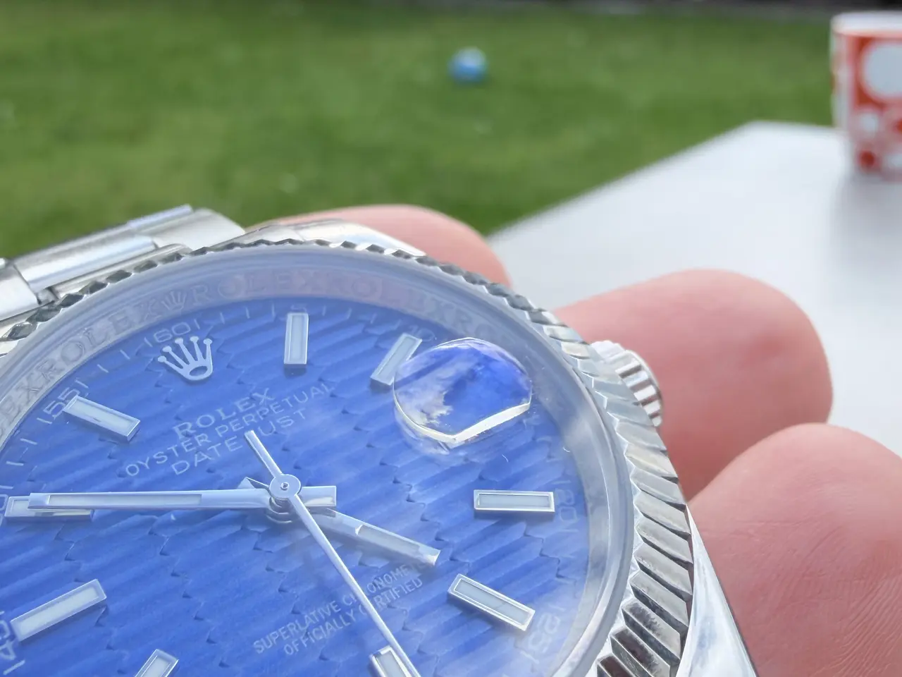 Billede 4 - Datejust blå 