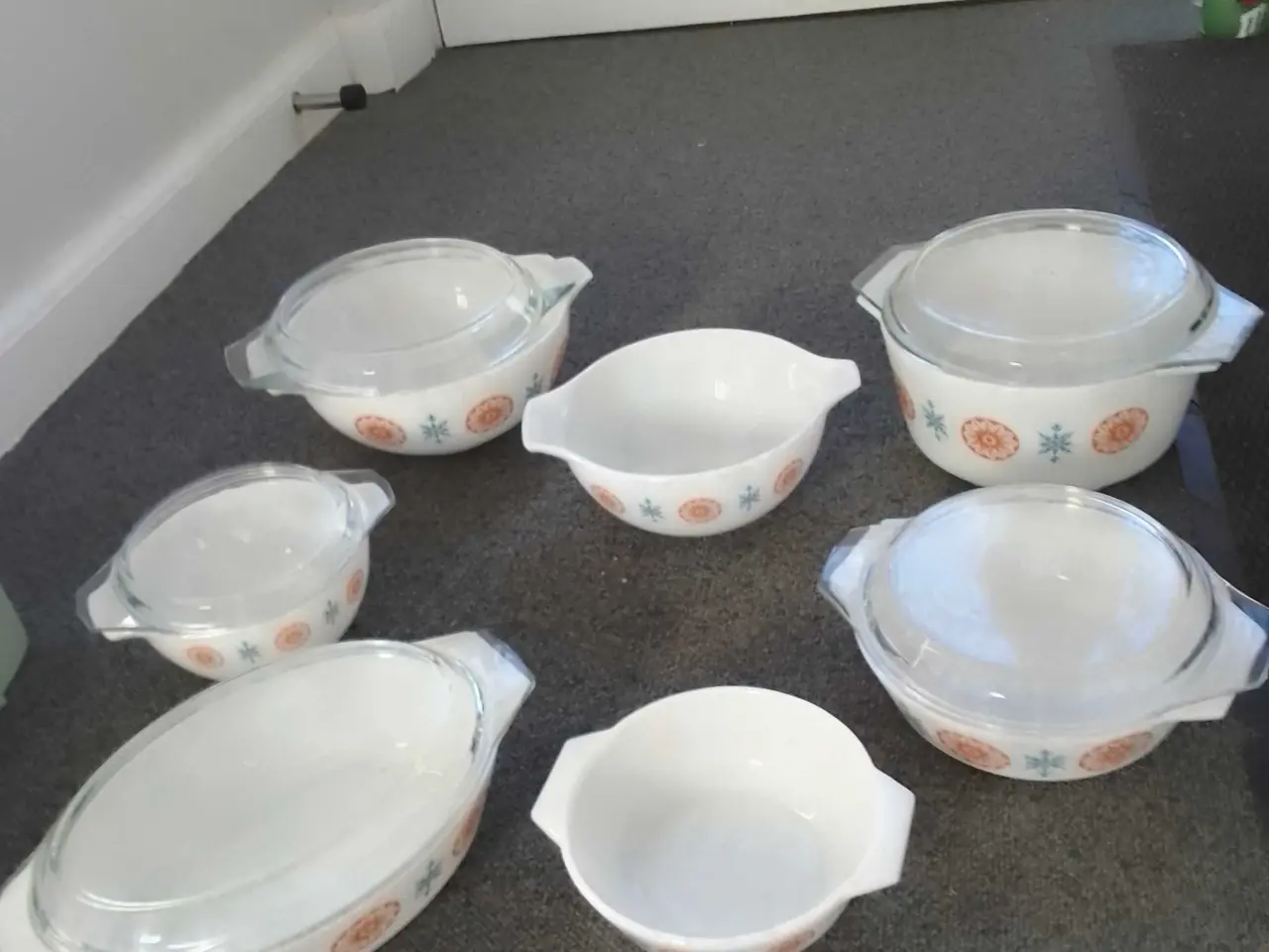 Billede 5 - Pyrex skål og fade med låg