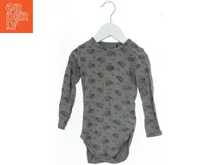 Langærmet bodystocking med pindsvinemønster fra Petit (str. 86)